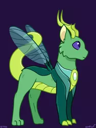 Size: 1152x1533 | Tagged: artist:quincydragon, derpibooru import, hybrid, magical gay spawn, oc, oc:zanith, offspring, parent:capper, parents:capperax, parent:thorax, safe, solo