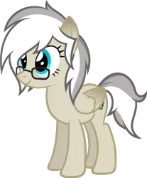 Size: 1074x1296 | Tagged: safe, artist:zacatron94, derpibooru import, oc, oc:artistic treasure, pegasus, pony, female, glasses, mare, older, parent:oc:blank novel, parent:oc:captain white, parents:oc x oc, parents:whitenovel, simple background, solo, transparent background