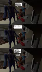 Size: 1920x3272 | Tagged: 3d, artist:daemonbombinc, artist:meltingman234, barely pony related, comic, computer, derpibooru import, engineer, gmod, oc, safe, scout, spy, text, unofficial characters only