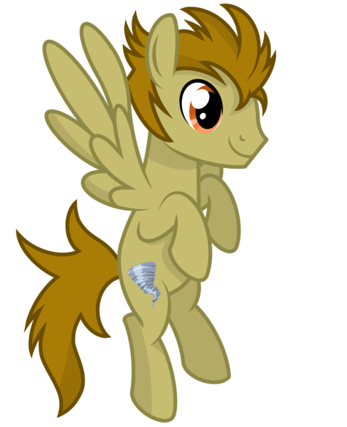 Size: 2600x3200 | Tagged: safe, artist:pizzamovies, derpibooru import, oc, oc:twister breeze, pegasus, pony, flying, male, simple background, smiling, solo, transparent background