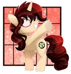 Size: 2809x2937 | Tagged: safe, artist:sugaryicecreammlp, derpibooru import, oc, oc:speed paint, pony, unicorn, base used, female, glasses, high res, mare, solo