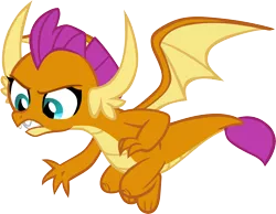 Size: 5295x4103 | Tagged: artist:memnoch, derpibooru import, dragon, dragoness, female, safe, simple background, smolder, solo, transparent background, vector, wings