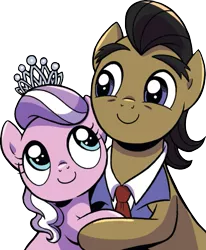 Size: 837x1014 | Tagged: artist:brendahickey, background removed, cute, derpibooru import, diamondbetes, diamond tiara, equestria's best father, father and child, father and daughter, female, filthy rich, hug, idw, male, safe, simple background, smiling, spoiler:comic, spoiler:comicspiritoftheforest03, tiaralove, transparent background