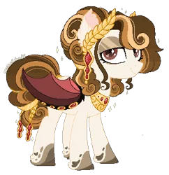 Size: 375x388 | Tagged: safe, artist:myfantasy08, derpibooru import, oc, oc:equino echonnus, pony, succubus, collar, heart eyes, jewelry, looking at you, pixel art, smiling, wingding eyes