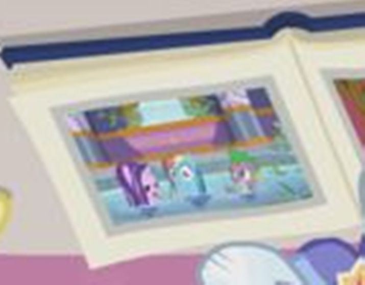 Size: 715x560 | Tagged: safe, derpibooru import, screencap, rainbow dash, spike, starlight glimmer, twilight sparkle, alicorn, dragon, deep tissue memories, memories and more, leak, spoiler:deep tissue memories, spoiler:memories and more, spoiler:mlp friendship is forever, cropped, needs more jpeg, photo, twilight sparkle (alicorn), water, wet, wet mane, wet mane rainbow dash, wet mane starlight glimmer, wet spike, winged spike