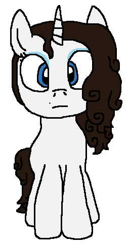 Size: 257x487 | Tagged: safe, artist:logan jones, derpibooru import, part of a set, oc, oc:rebecca tina, pony, alternate universe, beauty mark, eyeshadow, looking at you, makeup, not rarity