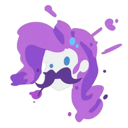 Size: 4000x4000 | Tagged: safe, artist:razoredge2312, derpibooru import, rarity, equestria girls, .svg available, absurd resolution, coreldraw, facial hair, high res, moustache, painting, simple, simple background, svg, transparent background, vector