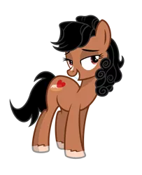 Size: 2600x3200 | Tagged: safe, artist:pizzamovies, derpibooru import, oc, oc:huniebuns, unofficial characters only, earth pony, pony, female, lidded eyes, mare, simple background, smiling, solo, transparent background