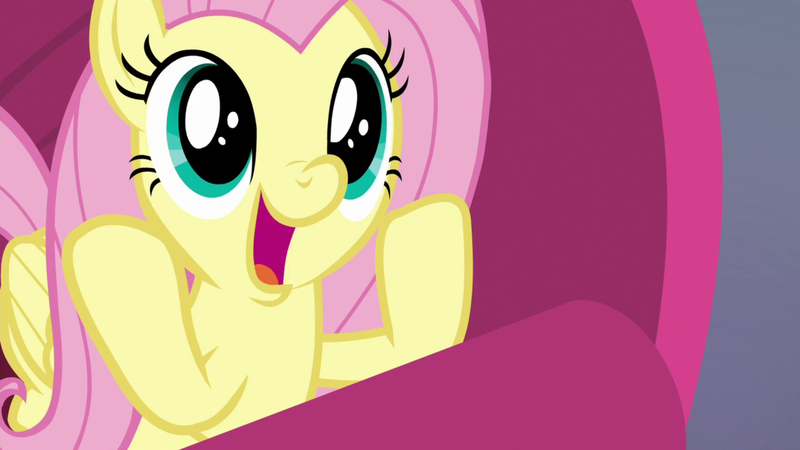 Size: 1920x1080 | Tagged: safe, derpibooru import, screencap, fluttershy, pegasus, pony, sweet and smoky, :d, cute, female, mare, open mouth, shyabetes, solo