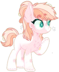 Size: 3720x4488 | Tagged: safe, artist:kurosawakuro, derpibooru import, earth pony, pony, base used, chest fluff, female, heart, magical gay spawn, mare, offspring, parent:big macintosh, parent:double diamond, parents:doublemac