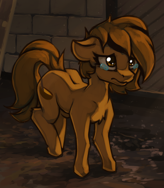 Size: 1306x1497 | Tagged: safe, artist:marsminer, derpibooru import, oc, oc:venus spring, unofficial characters only, pony, crying, female, mare, sad, solo