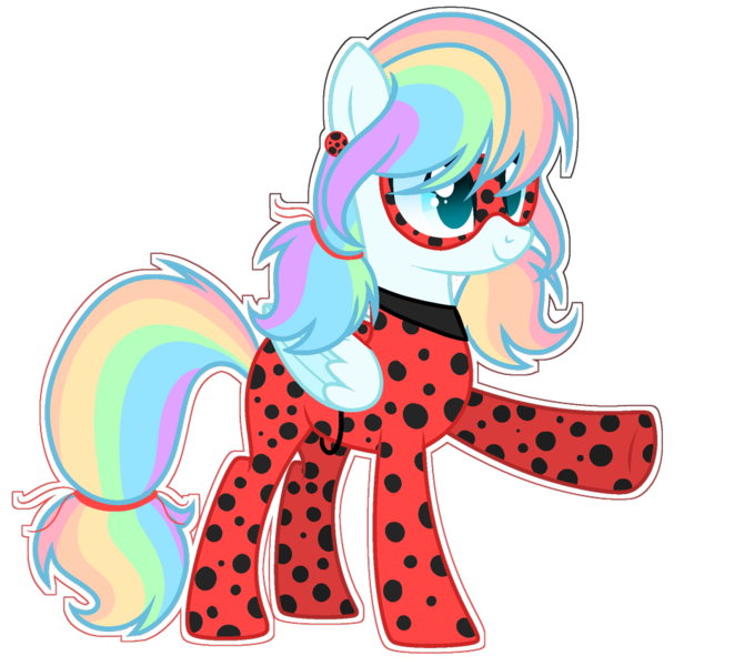 Size: 938x852 | Tagged: safe, artist:nighty-drawz, derpibooru import, oc, oc:water star, alicorn, pony, clothes, cosplay, costume, female, male, mare, miraculous ladybug, solo