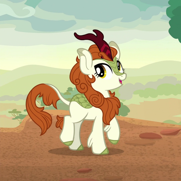 Size: 1080x1080 | Tagged: autumn blaze, cropped, derpibooru import, kirin, safe, screencap, solo, sounds of silence