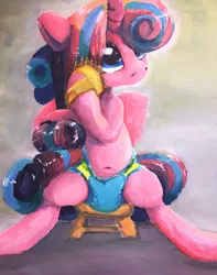 Size: 2048x2596 | Tagged: safe, artist:asdfasfasda, derpibooru import, princess flurry heart, pony, diaper, foal, solo, stool