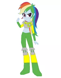 Size: 448x572 | Tagged: safe, artist:eli-j-brony, artist:selenaede, derpibooru import, rainbow dash, equestria girls, base used, bionicle, clothes, cosplay, costume, crossover, eqg promo pose set, lego, lewa