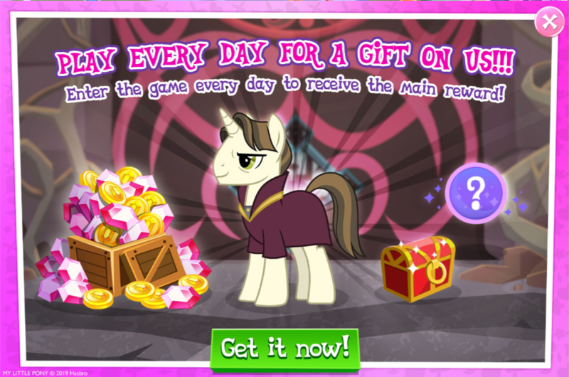 Size: 1040x689 | Tagged: safe, derpibooru import, official, pony, advertisement, calendar, gameloft, gem