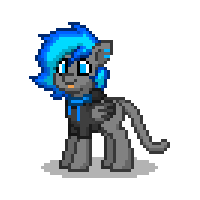 Size: 200x200 | Tagged: safe, artist:joncantplay, derpibooru import, oc, oc:jon, cat, cat pony, original species, pony, pony town, cute, simple background, transparent background