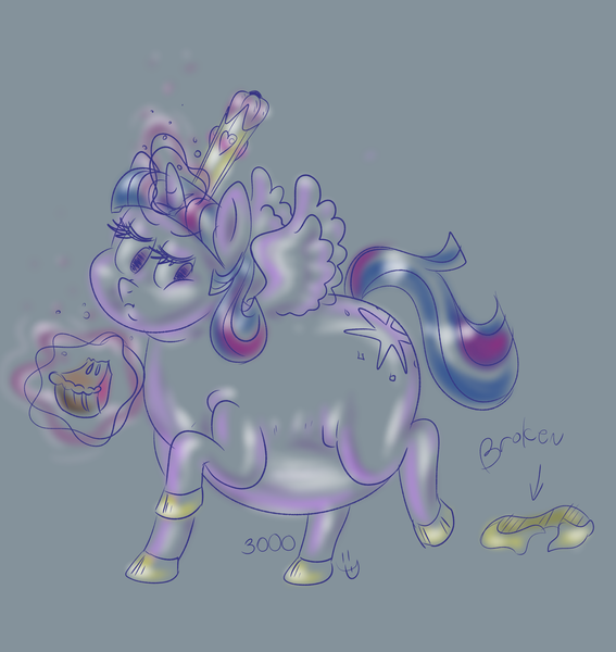 Size: 2038x2155 | Tagged: safe, artist:3000, derpibooru import, twilight sparkle, twilight sparkle (alicorn), alicorn, adorable face, adorafatty, adorkable, belly, big belly, chonk, chubby cheeks, clothes, crown, cute, dork, double chin, eat, eating, fat, fat ass, fat princess, food, fustrated, horn, jewelry, large belly, magic, obese, over eating, overeating, overweight, pie, regalia, shoes, telekinesis, thick, twilard sparkle, upset, weight gain, wings