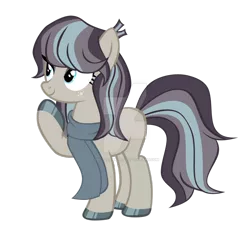 Size: 900x851 | Tagged: safe, artist:magicdarkart, derpibooru import, oc, earth pony, pony, clothes, deviantart watermark, female, mare, obtrusive watermark, scarf, simple background, solo, transparent background, watermark