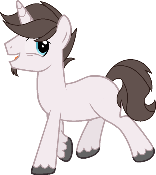 Size: 782x878 | Tagged: safe, artist:crystalponyart7669, derpibooru import, oc, oc:rocy road, pony, unicorn, blank flank, male, offspring, parent:cookie crumbles, parent:hondo flanks, parents:cookieflanks, simple background, solo, stallion, transparent background