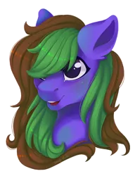 Size: 948x1232 | Tagged: safe, artist:shady-bush, derpibooru import, oc, oc:narachi, pony, bust, female, mare, portrait, simple background, solo, transparent background