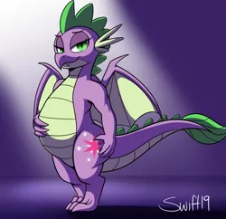 Size: 1227x1190 | Tagged: artist:swiftsketchpone, barb, cutie mark on dragon, cutie mark tattoo, cutie mark theft, derpibooru import, dragon, dragons eating horses, fat spike, fetish, implied death, implied twilight sparkle, implied vore, post-vore, preylight, rule 63, spike, spikepred, spipred, stolen cutie marks, suggestive, tattoo, vore