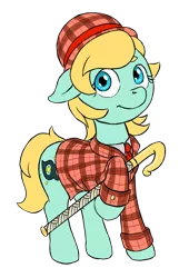 Size: 1243x1827 | Tagged: safe, artist:multiverseequine, derpibooru import, oc, oc:double down, earth pony, pony, bowler hat, cane, clothes, cutie mark, female, hat, looking at you, mare, necktie, plaid, simple background, solo, suit, transparent background