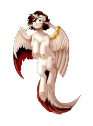 Size: 2560x3480 | Tagged: safe, artist:hicoojoo, derpibooru import, oc, oc:skyforce, alicorn, pony, broken horn, female, horn, mare, simple background, solo, transparent background