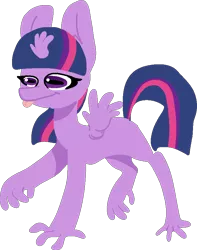 Size: 683x865 | Tagged: safe, artist:nootaz, derpibooru import, twilight sparkle, twilight sparkle (alicorn), alicorn, pony, cursed image, female, hand, hoof feet, hoof hands, mare, not salmon, simple background, suddenly hands, tongue out, transparent background, wat, wtf