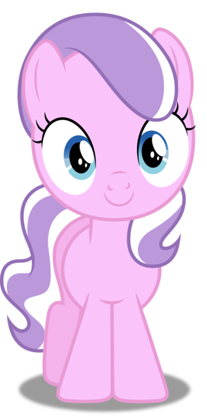Size: 3144x6301 | Tagged: safe, artist:dashiesparkle, derpibooru import, edit, editor:slayerbvc, vector edit, diamond tiara, earth pony, pony, twilight time, absurd resolution, accessory-less edit, cute, diamondbetes, female, filly, missing accessory, simple background, smiling, solo, transparent background, vector, when she smiles