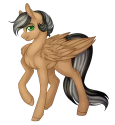 Size: 2600x2820 | Tagged: safe, artist:amazing-artsong, derpibooru import, oc, oc:artsong, unofficial characters only, pegasus, pony, female, mare, simple background, smiling, solo, style emulation, transparent background