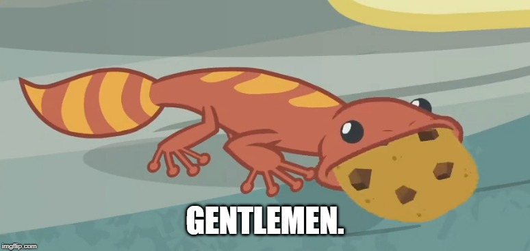 Size: 774x367 | Tagged: caption, cookie, cropped, derpibooru import, edit, edited screencap, fire lizard, food, gecko, gentlemen, image macro, lizard, meme, safe, screencap, she talks to angel, snake treat, team fortress 2, text