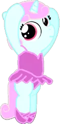 Size: 319x661 | Tagged: safe, artist:angrymetal, derpibooru import, oc, oc:ballet star, unofficial characters only, pony, arms in the air, ballerina, ballet, ballet slippers, clothes, en pointe, simple background, solo, transparent background, tutu