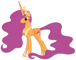 Size: 1920x1502 | Tagged: alicorn, alicornified, derpibooru import, fusion, older, older scootaloo, palette swap, princess celestia, race swap, recolor, safe, scootacorn, scootaloo, solo, vector