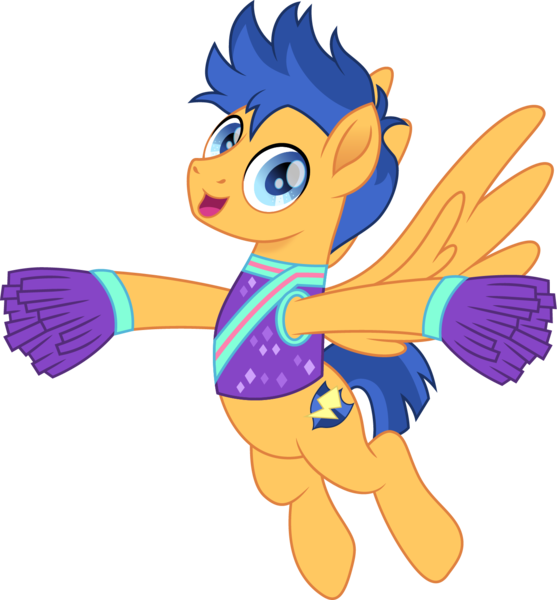 Size: 1392x1500 | Tagged: safe, artist:cloudyglow, derpibooru import, flash sentry, pegasus, pony, 2 4 6 greaaat, cheer you on, equestria girls, equestria girls series, spoiler:eqg series (season 2), cheerleader, cheerleader flash sentry, cheerleader outfit, clothes, cute, diasentres, hooves, male cheerleader, simple background, solo, transparent background