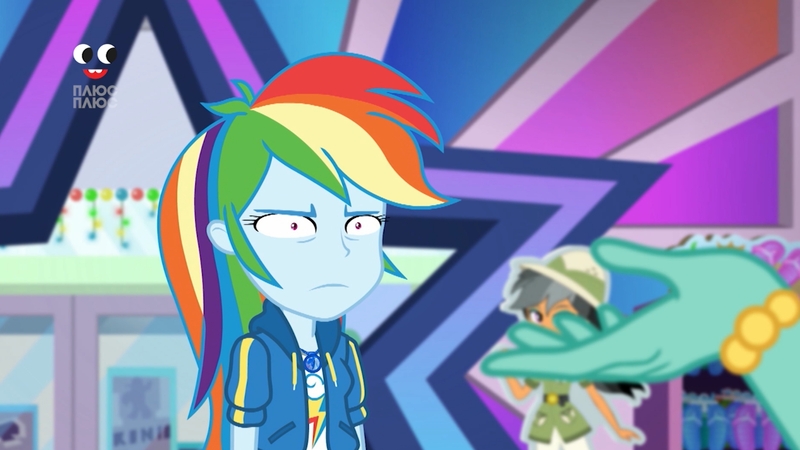 Size: 2491x1401 | Tagged: safe, derpibooru import, screencap, chestnut magnifico, daring do, rainbow dash, zephyr breeze, equestria girls, equestria girls series, holidays unwrapped, spoiler:eqg series (season 2), da fuq, dashing through the mall, faic, meme, not amused face, plusplus, rainbow dash is best facemaker, rainbow dash is not amused, shrunken pupils, special eyes, unamused