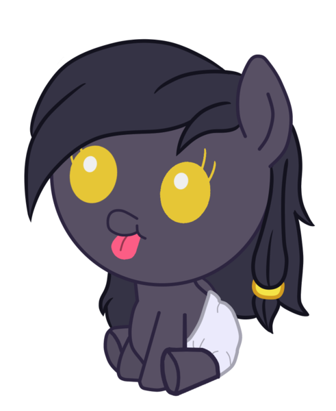 Size: 900x1100 | Tagged: safe, alternate version, artist:inkwelt, derpibooru import, oc, oc:mir, unofficial characters only, pony, :p, baby, baby pony, foal, simple background, tongue out, transparent background