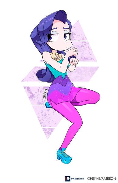 Size: 915x1419 | Tagged: safe, artist:ohiekhe, derpibooru import, rarity, human, equestria girls, clothes, dress, female, human coloration, simple background, solo, white background