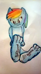 Size: 720x1280 | Tagged: anthro, artist:slimgoomba, derpibooru import, feet, fetish, foot fetish, rainbow dash, solo, suggestive