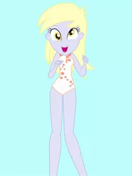 Size: 1536x2048 | Tagged: safe, artist:draymanor57, derpibooru import, derpy hooves, equestria girls, clothes, one-piece swimsuit, swimsuit, swimsuit edit