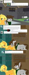 Size: 1000x2606 | Tagged: safe, artist:phoenixswift, derpibooru import, oc, oc:citrus twist, oc:fuselight, unofficial characters only, bird, duck, pegasus, pony, ask fuselight, ask, female, male, mare, stallion, tumblr