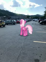 Size: 3024x4032 | Tagged: safe, derpibooru import, photographer:undeadponysoldier, cheerilee, pony, augmented reality, car, female, food, gameloft, irl, mare, parking lot, photo, ponies in real life, subway, suv, van, vehicle, walmart