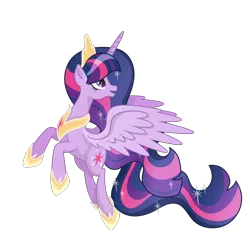 Size: 894x894 | Tagged: safe, artist:santamouse23, derpibooru import, princess twilight 2.0, twilight sparkle, twilight sparkle (alicorn), alicorn, pony, the last problem, simple background, transparent background