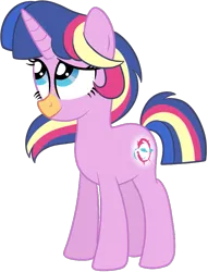 Size: 621x814 | Tagged: safe, artist:ashidaii, derpibooru import, oc, oc:celestial spark, pony, unicorn, female, mare, offspring, parent:flash sentry, parent:twilight sparkle, parents:flashlight, simple background, solo, transparent background