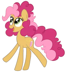 Size: 948x1042 | Tagged: safe, artist:ashidaii, derpibooru import, oc, oc:silly string, earth pony, pony, female, mare, offspring, parent:cheese sandwich, parent:pinkie pie, parents:cheesepie, simple background, solo, transparent background