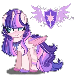 Size: 1100x1100 | Tagged: safe, artist:gihhbloonde, derpibooru import, oc, alicorn, pony, base used, female, mare, offspring, parent:flash sentry, parent:twilight sparkle, parents:flashlight, simple background, solo, transparent background