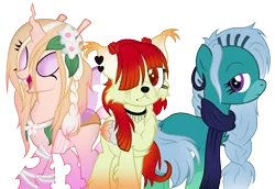 Size: 1240x852 | Tagged: safe, artist:angelofthewisp, derpibooru import, oc, unofficial characters only, changeling, earth pony, hybrid, pony, base used, clothes, female, pink changeling, scarf, simple background, transparent background