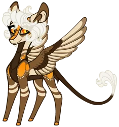 Size: 1280x1363 | Tagged: safe, artist:australian-senior, derpibooru import, oc, oc:bonnie invictus, unofficial characters only, alicorn, pony, kirindos, alternate universe, colored hooves, colored sclera, female, filly, leonine tail, orange eyes, p-body, simple background, solo, transparent background