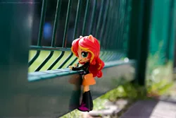 Size: 6016x4012 | Tagged: safe, artist:artofmagicpoland, derpibooru import, sunset shimmer, equestria girls, cute, doll, equestria girls minis, eqventures of the minis, looking at you, shimmerbetes, solo, toy