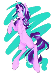 Size: 1200x1600 | Tagged: safe, artist:zima, derpibooru import, starlight glimmer, pony, unicorn, floating, looking at you, paint tool sai, simple background, smiling, solo, wallpaper